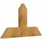 Ekena Millwork Portland Rough Sawn Timber Gable Bracket, Western Red Cedar, 36"W x 21"H x 2"D x 6"F, 14/12 Pitch GBW036X21X0206POR00RWR - alternate 2